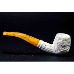 Pipa in Schiuma di Mare Lubinski Quarter Bent Pot