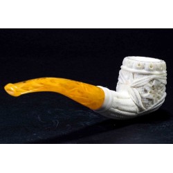 Pipa in Schiuma di Mare Lubinski Quarter Bent Pot