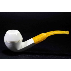 Meerschaum Pipe - Bent Bulldog