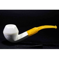 Meerschaum Pipe Lubinski B 237 Bent Bulldog