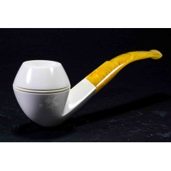 Meerschaum Pipe Lubinski B 237 Bent Bulldog