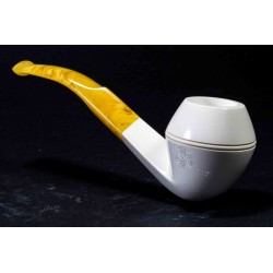 Meerschaum Pipe Lubinski B 237 Bent Bulldog