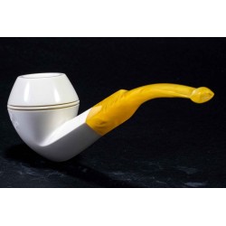 Meerschaum Pipe Lubinski B 237 Bent Bulldog