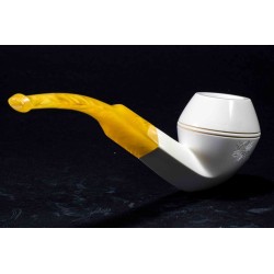 Meerschaum Pipe Lubinski B 237 Bent Bulldog