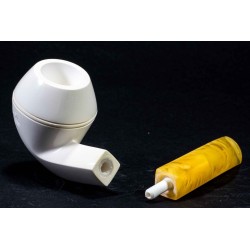 Meerschaum Pipe Lubinski B 237 Bent Bulldog