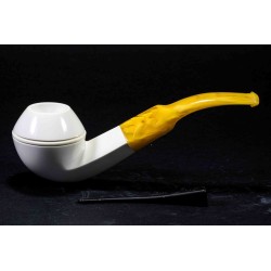 Pipa in Schiuma di Mare Lubinski Bent Bulldog