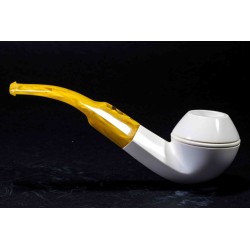 Meerschaum Pipe Lubinski B 216 Bent Bulldog