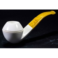 Pipa in Schiuma di Mare Lubinski Bent Bulldog