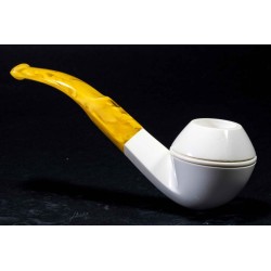 Pipa in Schiuma di Mare Lubinski Bent Bulldog
