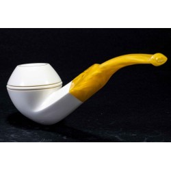 Pipa in Schiuma di Mare Lubinski Bent Bulldog