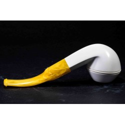 Pipa in Schiuma di Mare Lubinski Bent Bulldog