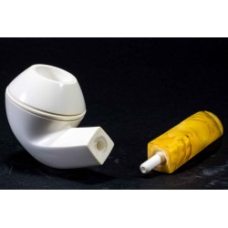 Meerschaum Pipe Lubinski B 216 Bent Bulldog