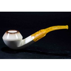Meerschaum Pipe Lubinski B 236 Bent Rhodesian