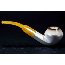 Meerschaum Pipe Lubinski B 236 Bent Rhodesian