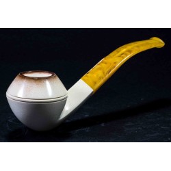 Meerschaum Pipe Lubinski B 236 Bent Rhodesian