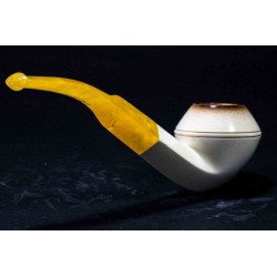 Meerschaum Pipe Lubinski B 236 Bent Rhodesian