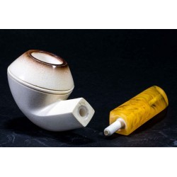 Meerschaum Pipe Lubinski B 236 Bent Rhodesian