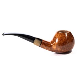 Pipa Chacom Olive Horn Liscia Mod. 871 Bent Apple