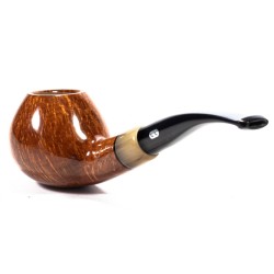 Pipa Chacom Olive Horn Liscia Mod. 871 Bent Apple
