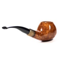 Pipa Chacom Olive Horn Liscia Mod. 871 Bent Apple