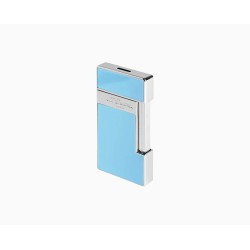 S.T. Dupont Slimmy Bleu Ciel & Chrome Lighter