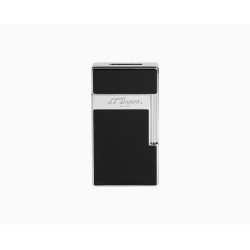 S.T. Dupont Biggy Noir & Chrome Lighter