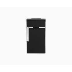 S.T. Dupont Biggy Noir & Chrome Lighter