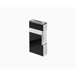 S.T. Dupont Biggy Noir & Chrome Lighter