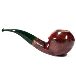Pipe Santambrogio Red Smooth Bent Rhodesian