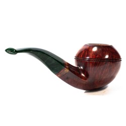 Pipe Santambrogio Red Smooth Bent Rhodesian
