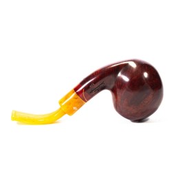 Briar Pipe Santambrogio Red Smooth Bent Apple