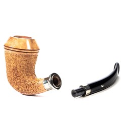 Pipe Ser Jacopo Rusticated Natural R2 Bent Bulldog