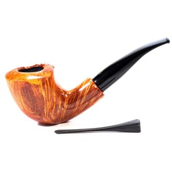 Briar Pipe Winslow Crown 300 Smooth Bent Billiard