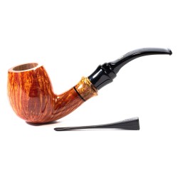 Briar Pipe Ser Jacopo Smooth L2-B Bent Apple