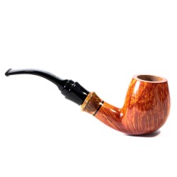 Briar Pipe Ser Jacopo Smooth L2-B Bent Apple