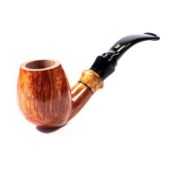 Briar Pipe Ser Jacopo Smooth L2-B Bent Apple