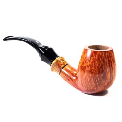 Briar Pipe Ser Jacopo Smooth L2-B Bent Apple