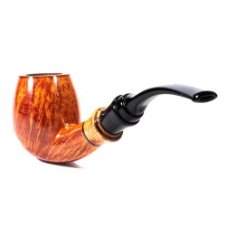 Briar Pipe Ser Jacopo Smooth L2-B Bent Apple