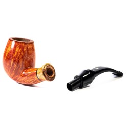 Briar Pipe Ser Jacopo Smooth L2-B Bent Apple