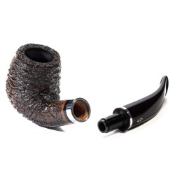 Pipe Savinelli Minerva Rusticated 601 Bent Billiard