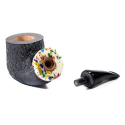 Pipe Armellini Botero Rusticated Chubby Bent Pot