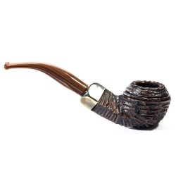 Pipe Peterson Derry Rusticated Bent Rhodesian (80s)