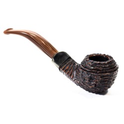 Pipe Peterson Derry Rusticated Bent Rhodesian (80s)