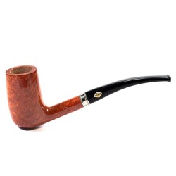 Pipa Brebbia Vintage Ambra Modello 55 Bent Chimney