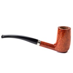 Pipa Brebbia Vintage Ambra Modello 55 Bent Chimney