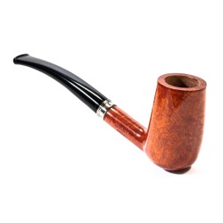 Pipa Brebbia Vintage Ambra Modello 55 Bent Chimney