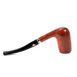 Pipa Brebbia Vintage Ambra Modello 55 Bent Chimney