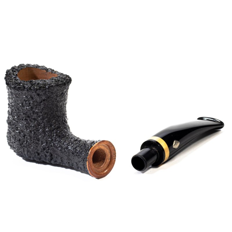 Pipa Brebbia Naif Rusticata Modello 7013 Billiard Pipa Brebbia Naif Rusticata Modello 7013 Billiard