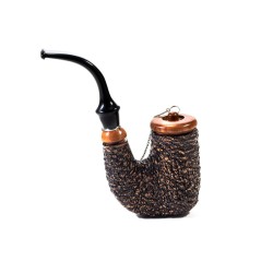 Pipe Brebbia Oom Paul Rusticated Hungarian