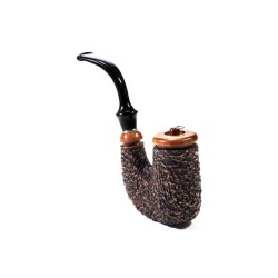 Pipe Brebbia Oom Paul Rusticated Hungarian